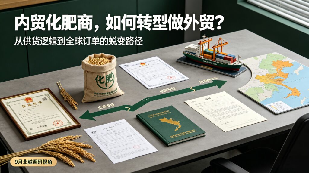化肥内销转外贸