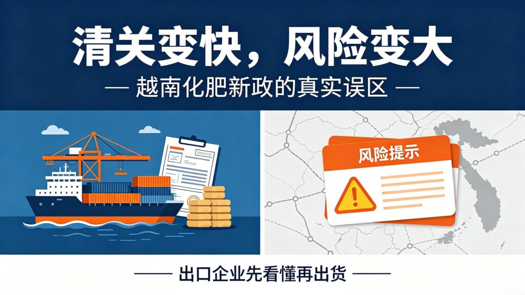 越南化肥新政