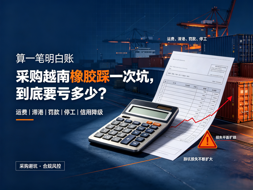 采购越南橡胶踩一次坑