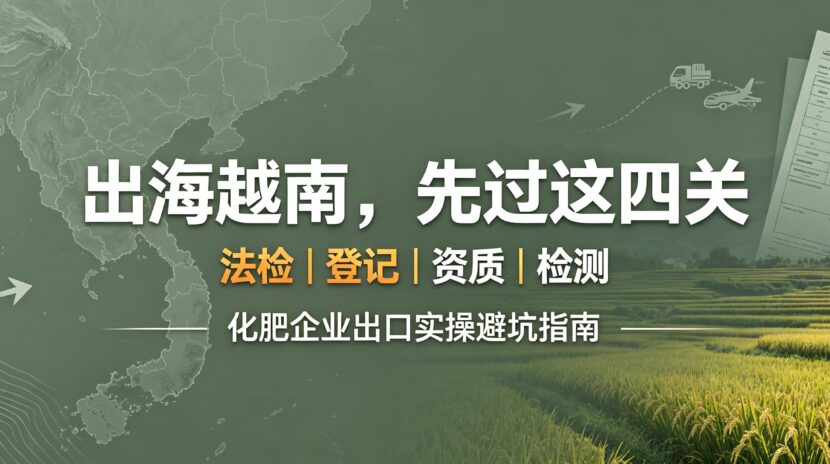 中国化肥出口越南实操