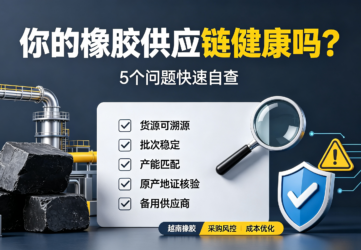 橡胶供应链健康自查要点