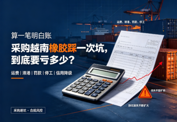 采购越南橡胶踩一次坑