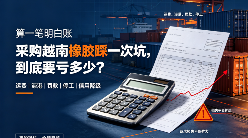 采购越南橡胶踩一次坑